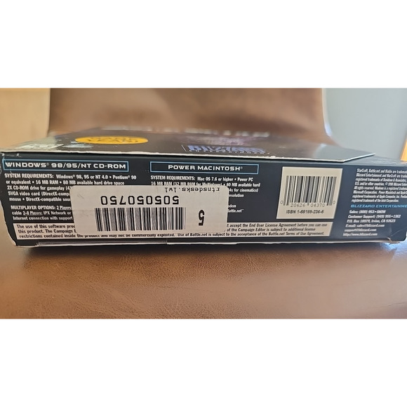 Vintage 1998 Blizzard StarCraft Protoss Cover Brood War Expansion Set PC Game - Picture 6 of 6